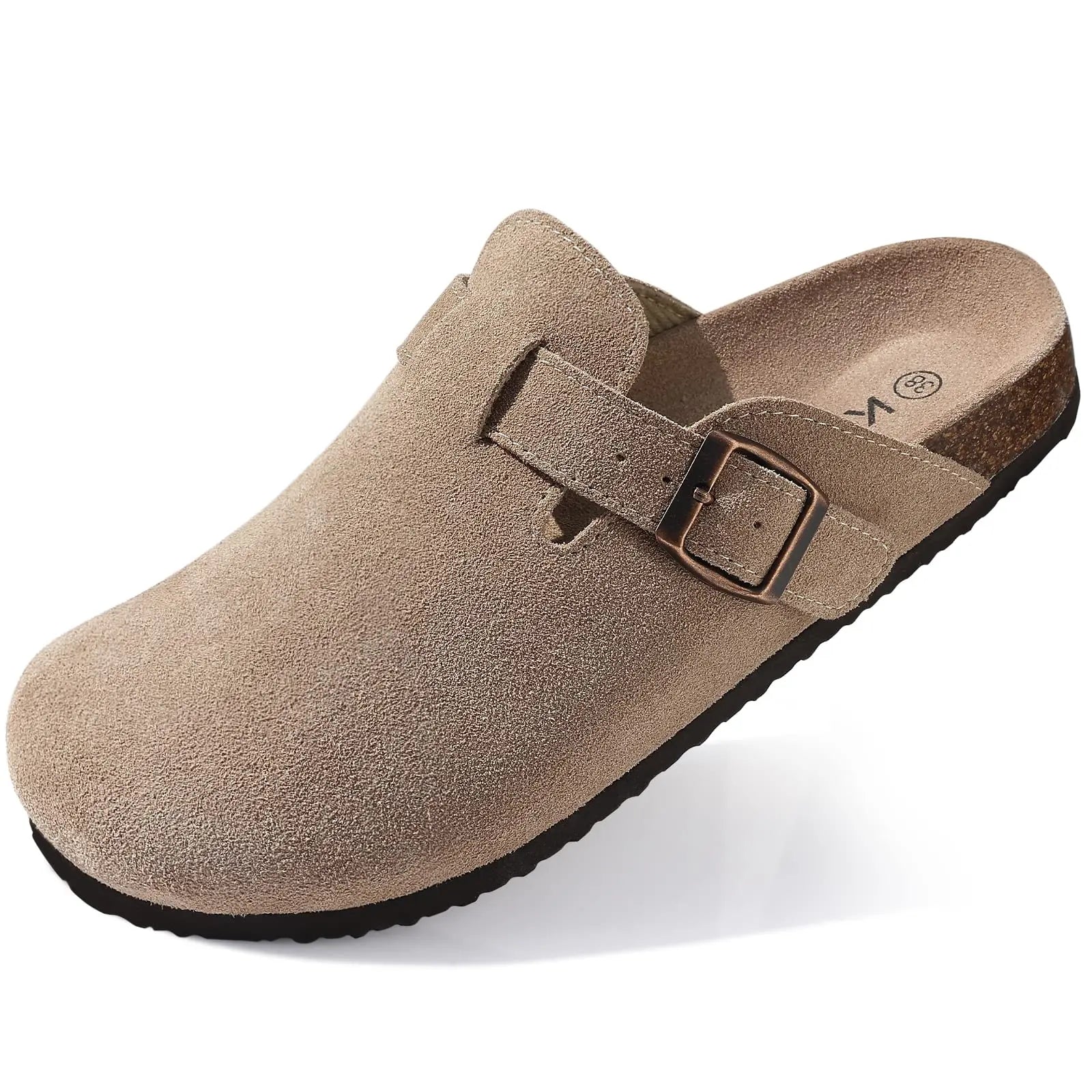 Ferlora™ | Isabella Arch-Support Suede Clog - Ferlora