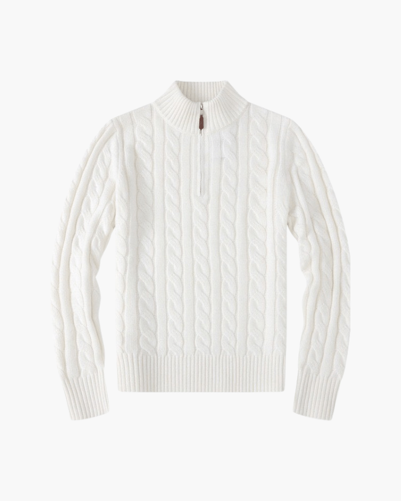 Ferlora™ | Sofía CloudSoft Half-Zip Sweater - Ferlora