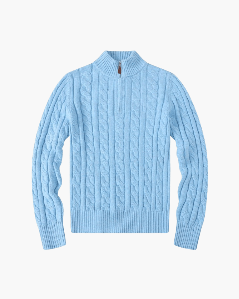 Ferlora™ | Sofía CloudSoft Half-Zip Sweater - Ferlora