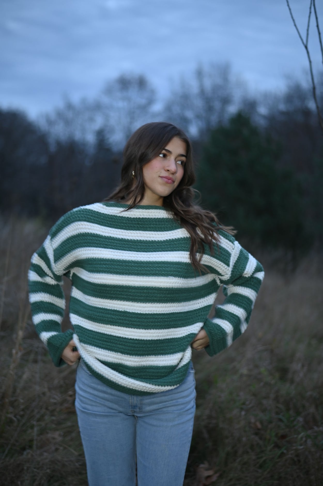 Ferlora™ | Striped Pullover Sweater