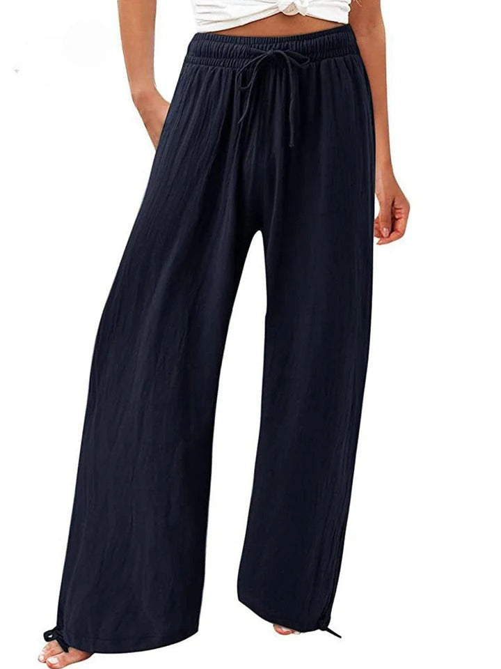 Olwen - Comfortable Loose Wide Leg Pants - Ferlora