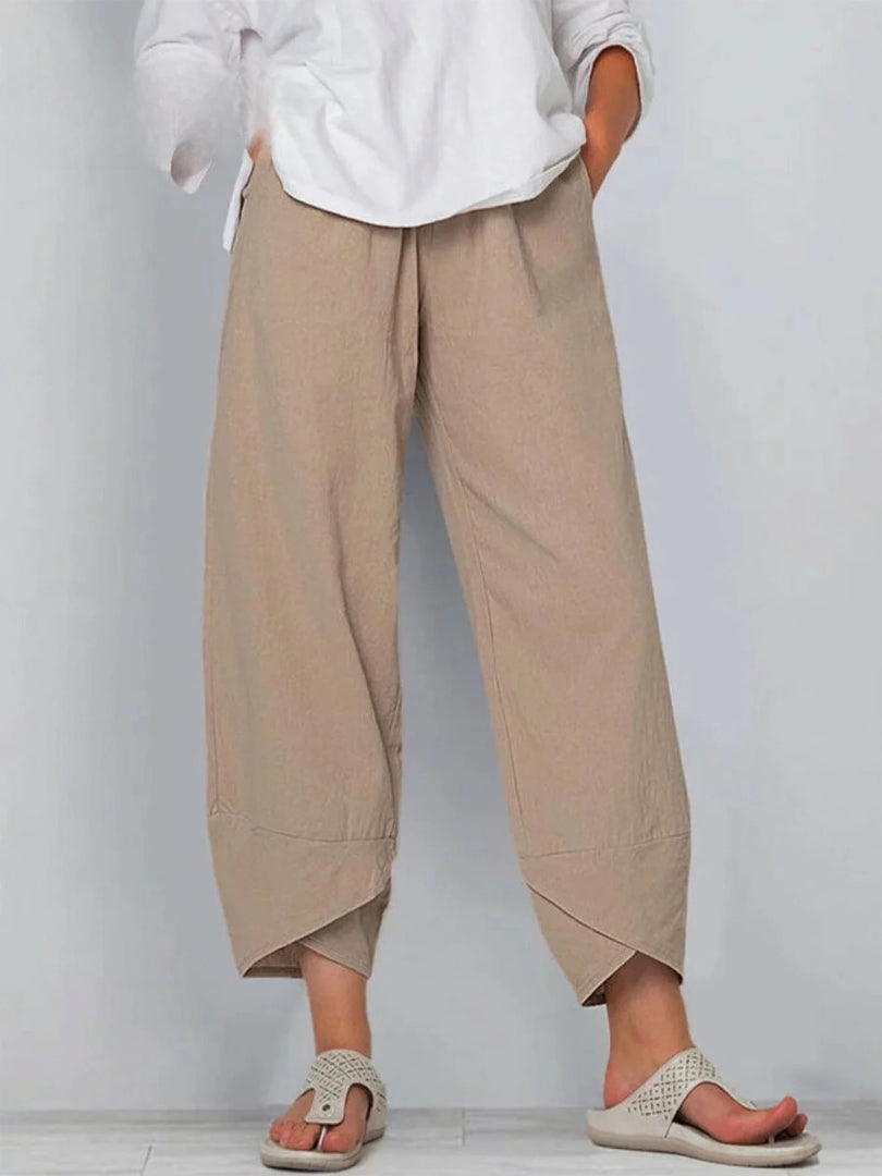 Bryndis - Summer Wide Leg Pants - Ferlora