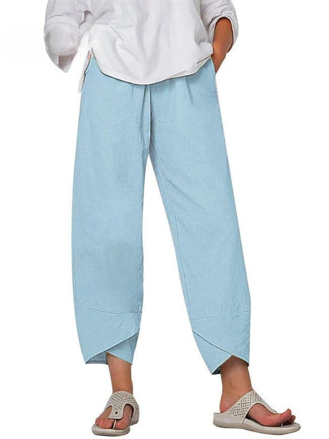 Bryndis - Summer Wide Leg Pants - Ferlora