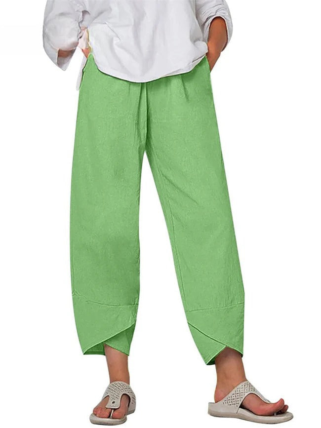 Bryndis - Summer Wide Leg Pants - Ferlora