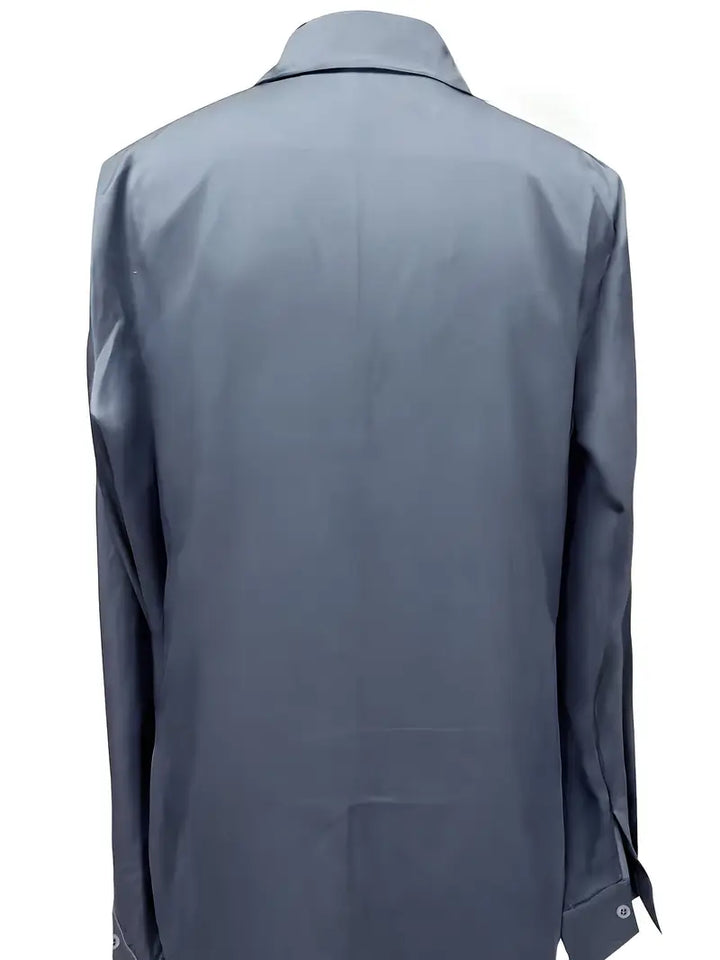 Ferlora™ | Elegant V-Neck Blouse for Day-to-Night Confidence