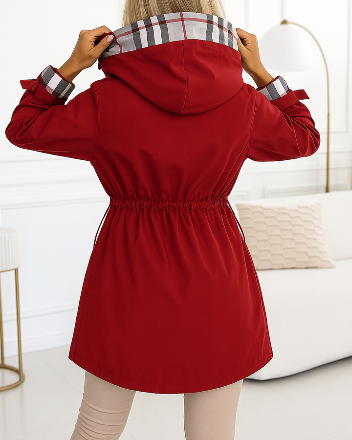 Ferlora™ | Monique Plaid Hooded Coat