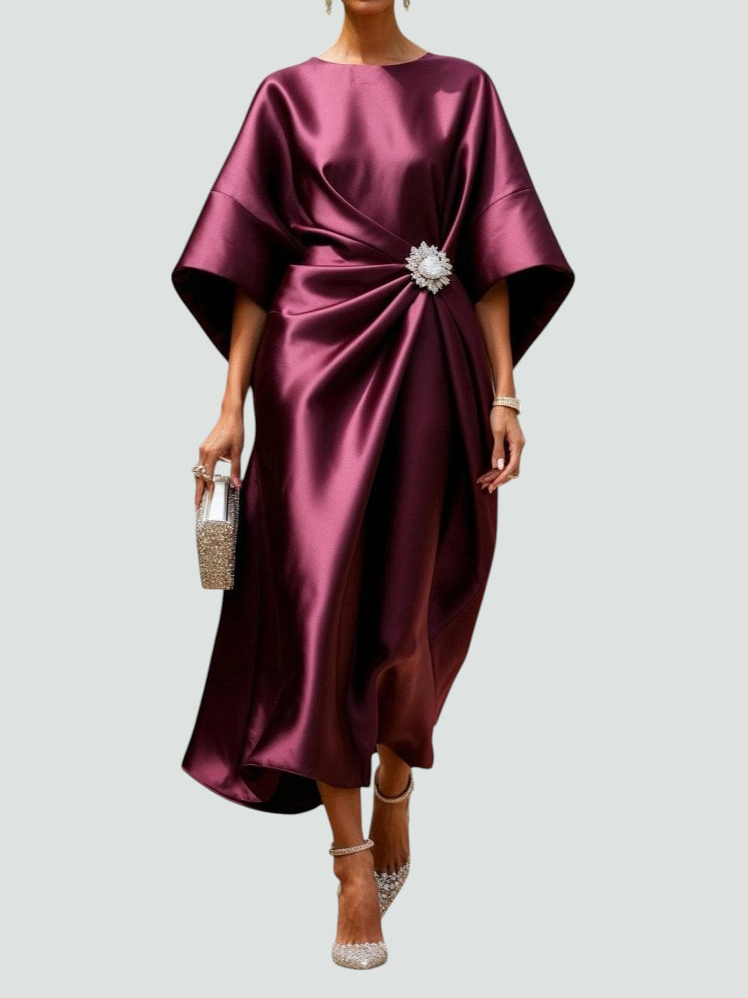 Ferlora™ | Elegant Long Evening Dress for Unforgettable Moments