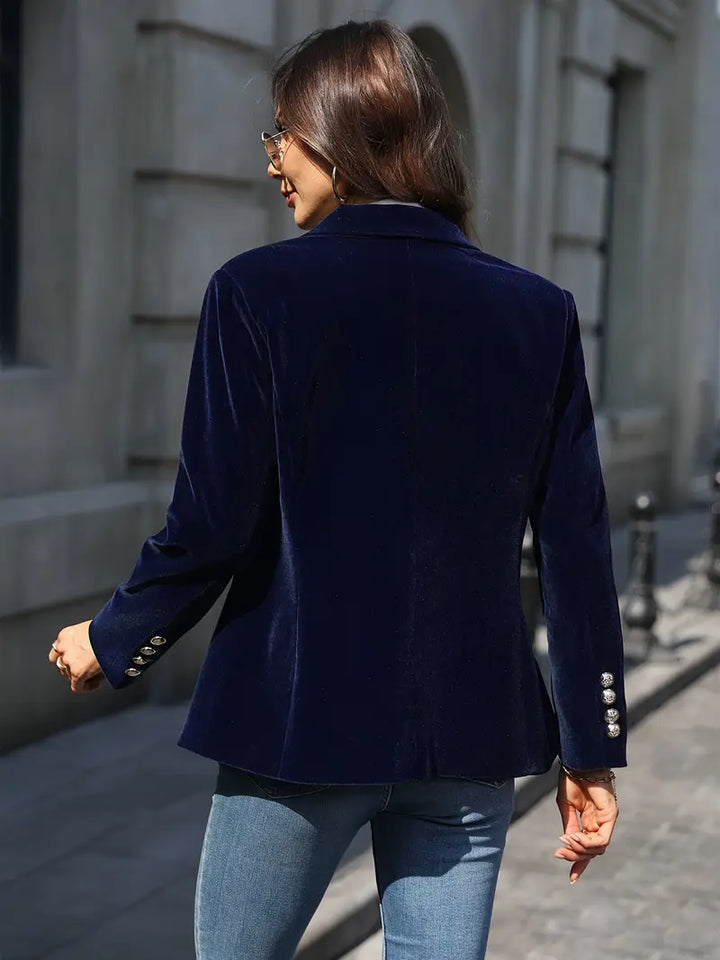 Ferlora™ | Elegant Velvet Blazer for Effortless Seasonal Sophistication
