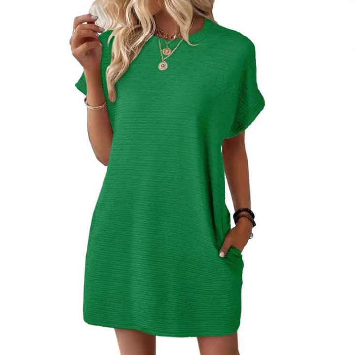 Ferlora™ | Casual Minimalist Round Neck Summer Dress