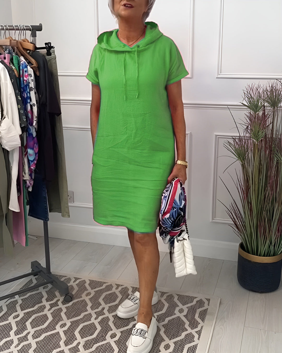 Ferlora™ | Relaxed Hoodie Dress