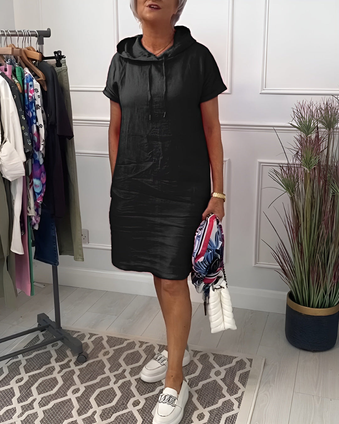 Ferlora™ | Relaxed Hoodie Dress