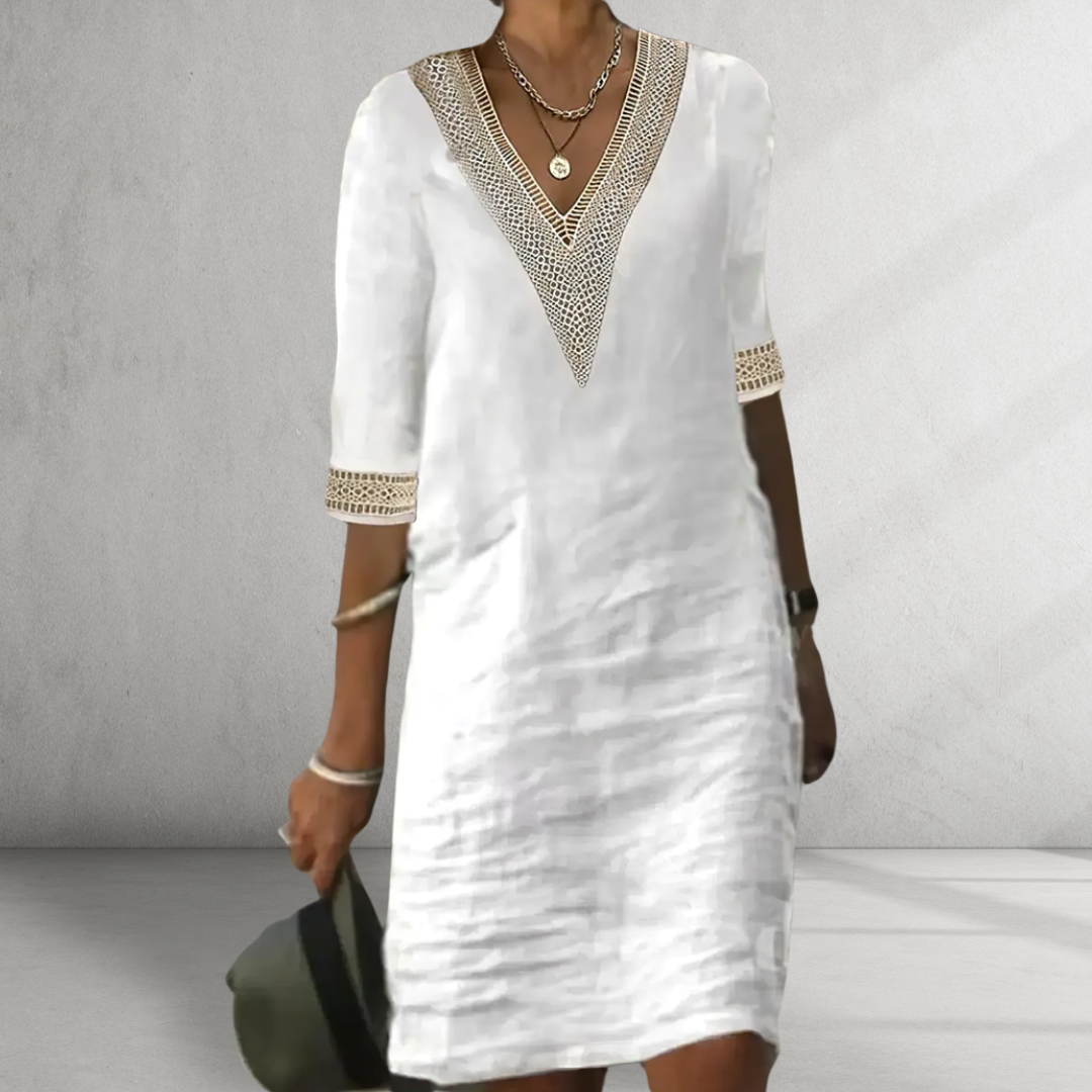 Loua - Elegant Summer Dress with Timeless Charm