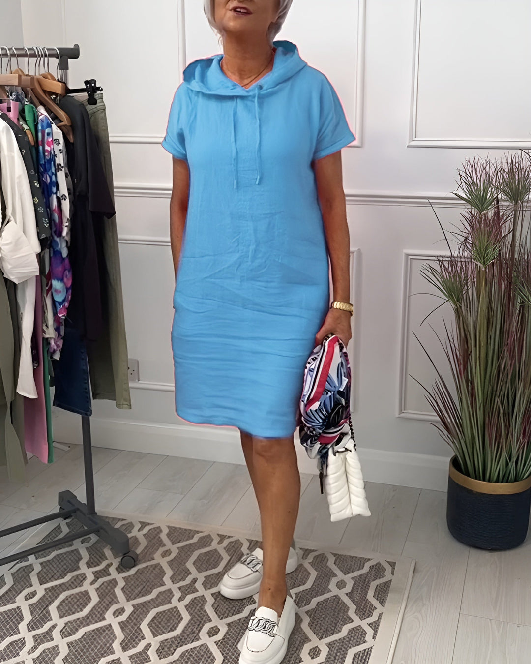 Ferlora™ | Relaxed Hoodie Dress