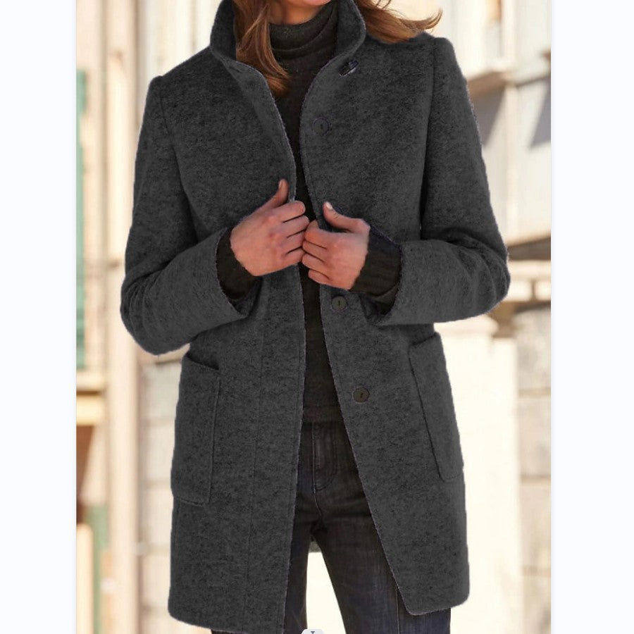 Ferlora™ | Cozy Mid-Length Everyday Coat