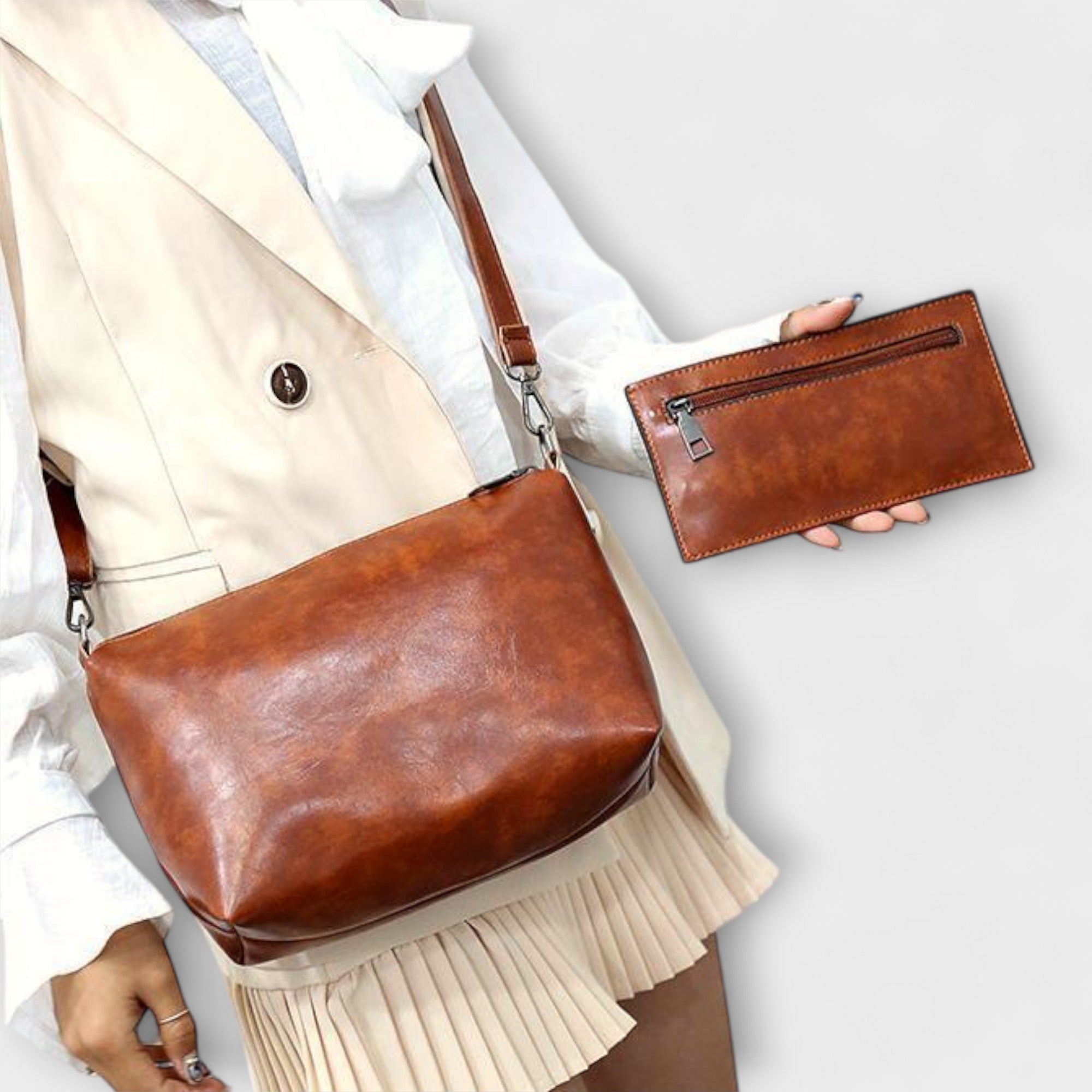 Rachel™ – 4-Piece Vintage Bag Set for Timeless Elegance