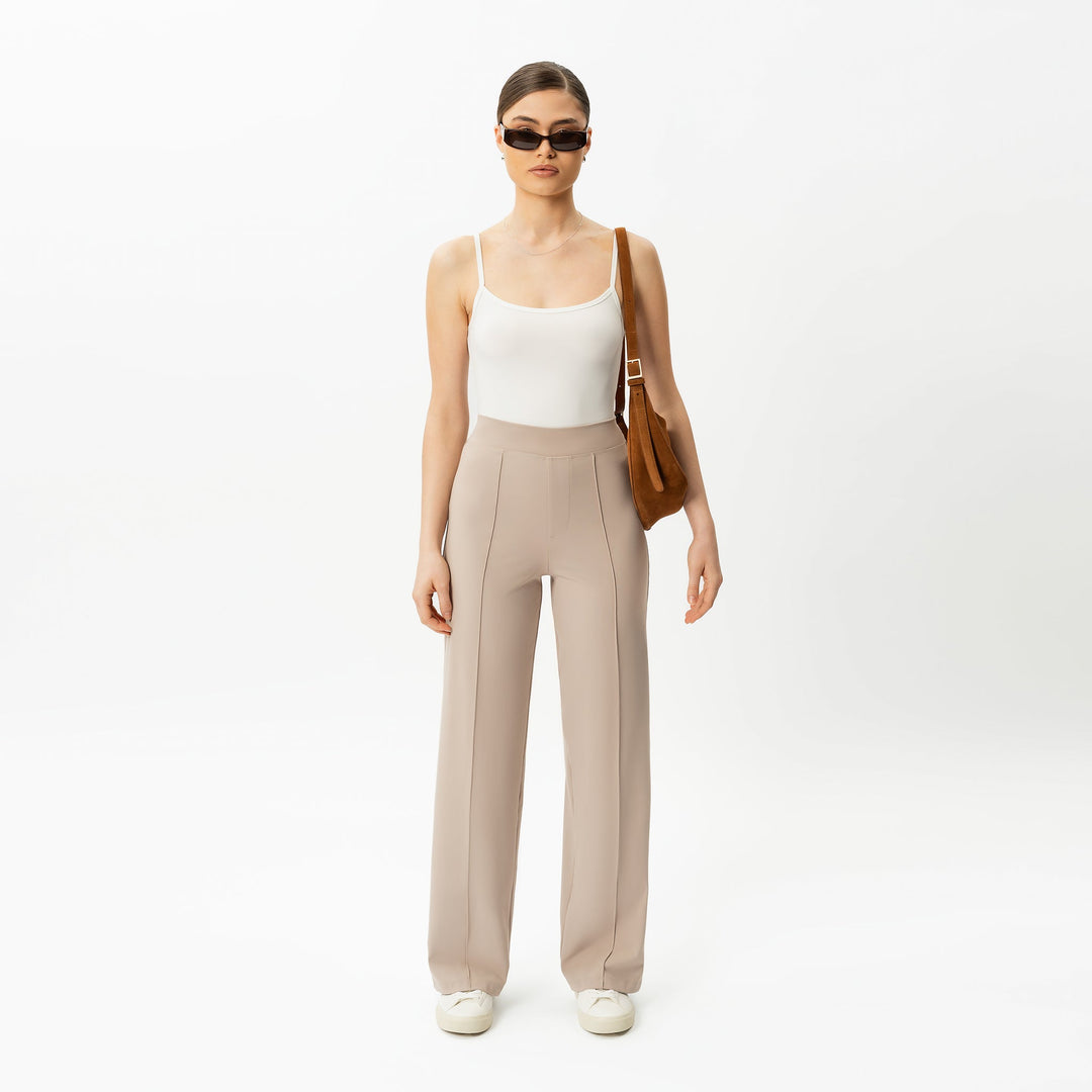 Ferlora™ | Asana Relaxed Front-Crease Pants