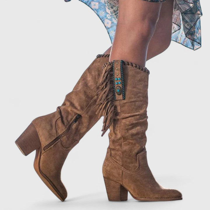 Indie™ - Orthopedic Block Heeled Boots