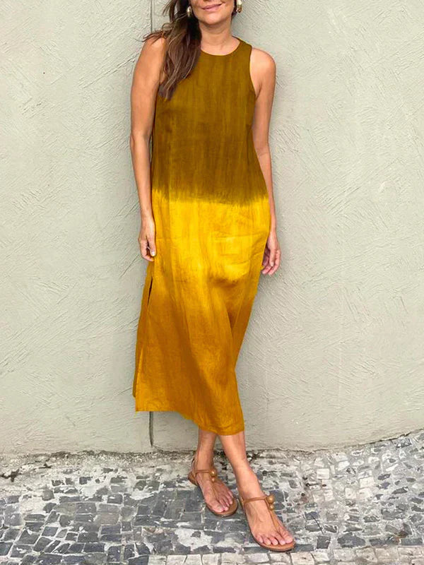 Ferlora™ | Flowy Ombre Dress with Effortless Elegance