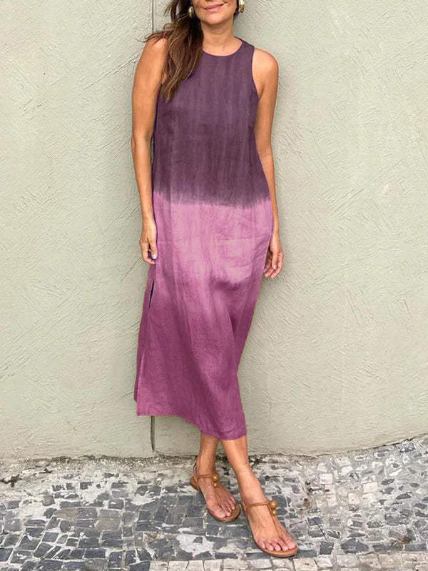 Ferlora™ | Flowy Ombre Dress with Effortless Elegance