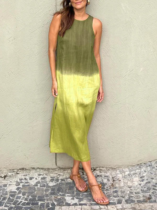 Ferlora™ | Flowy Ombre Dress with Effortless Elegance