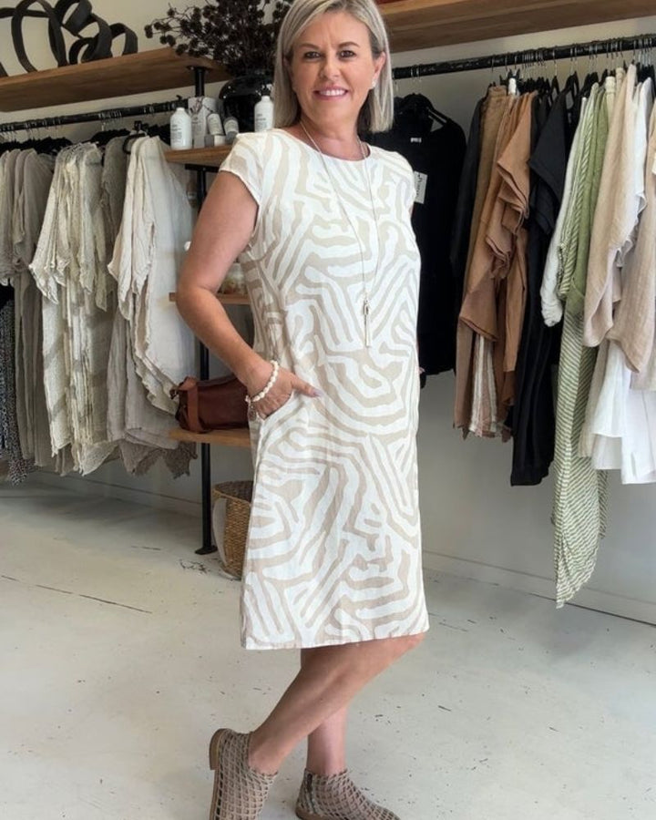 Ferlora™ | Round Neck Summer Dress