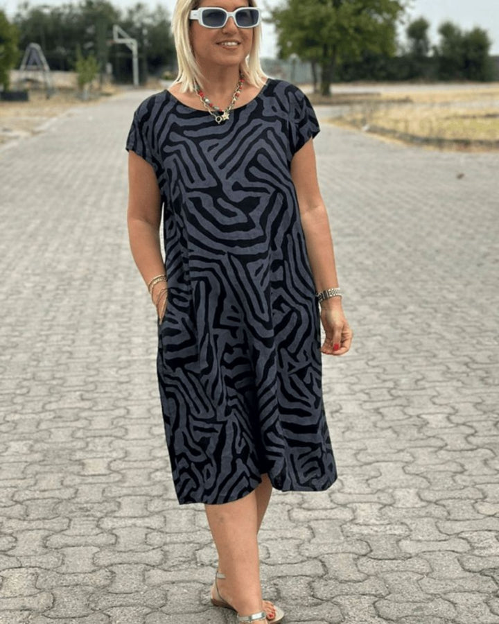Ferlora™ | Round Neck Summer Dress