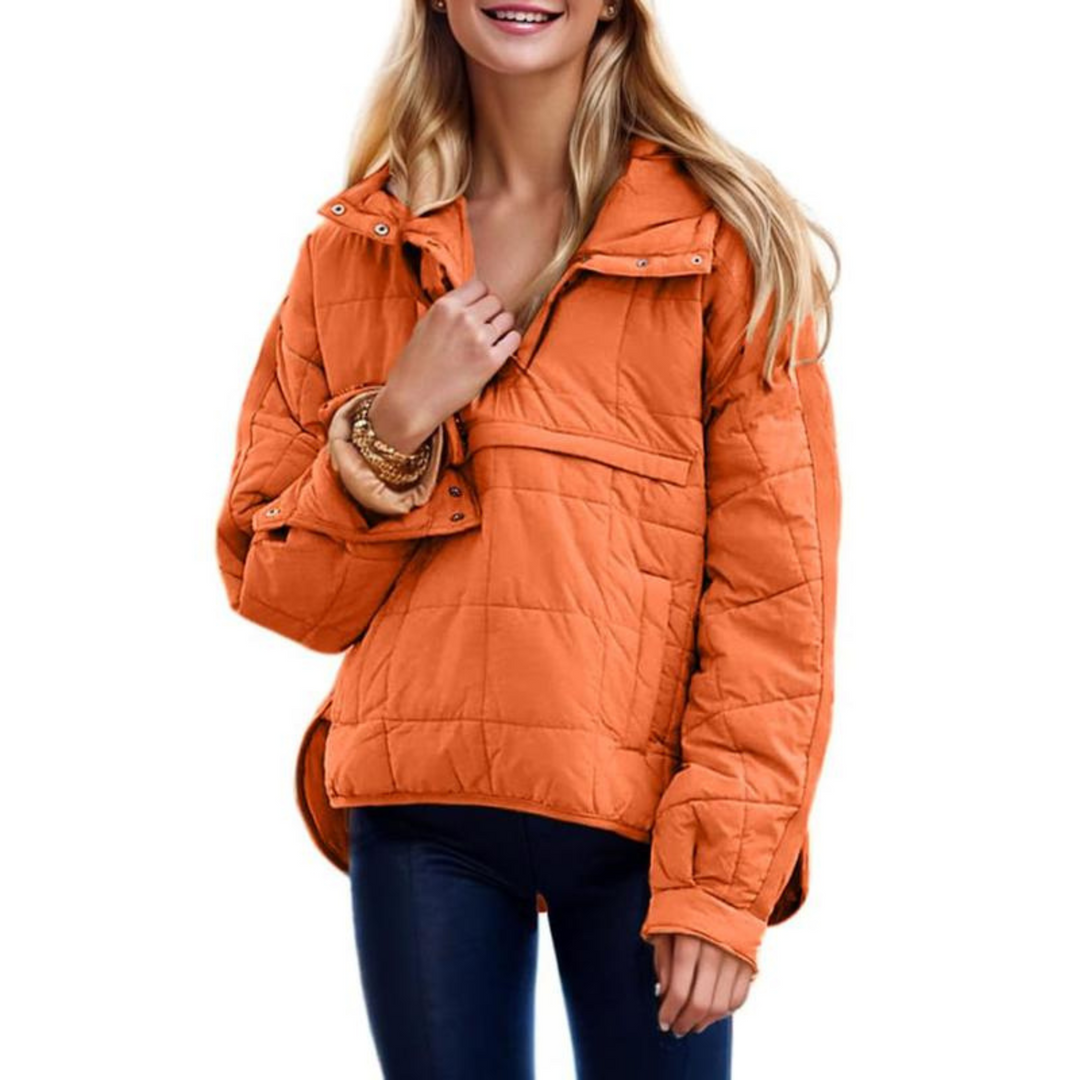 Ferlora™ | Oversized Hooded Pullover Hooded Jacket