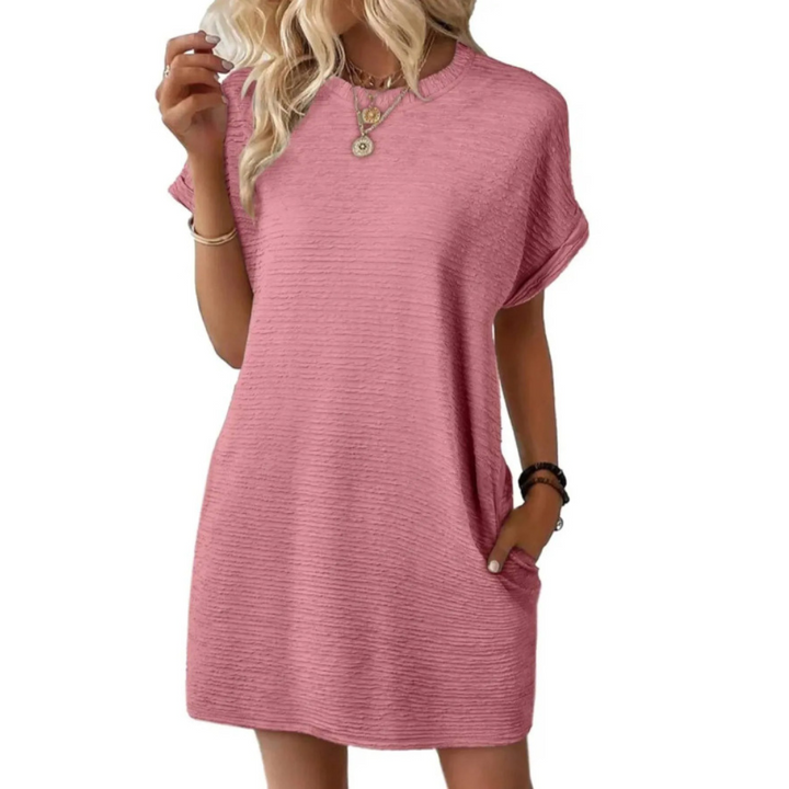 Ferlora™ | Casual Minimalist Round Neck Summer Dress