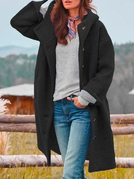 Ferlora™ | Cozy Mid-Length Everyday Coat