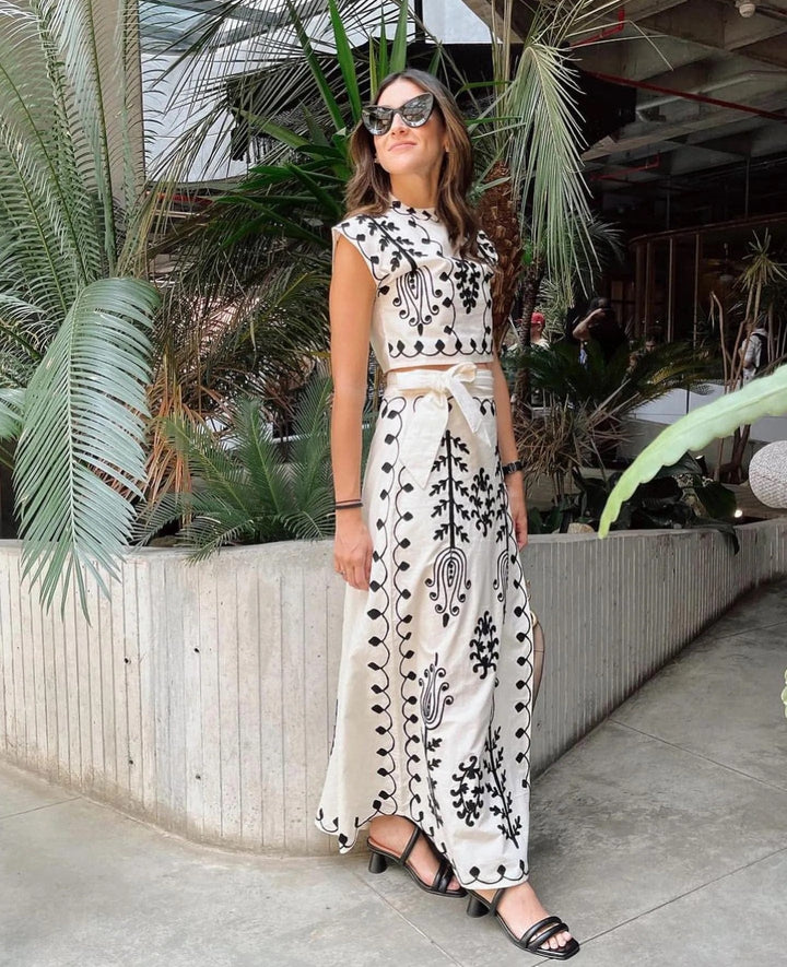 Amelia™ - Elegant Comfortable Dress Set - Ferlora
