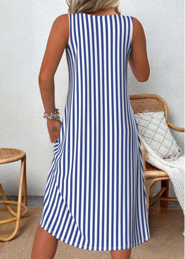 Ferlora™ | Striped Breeze Dress