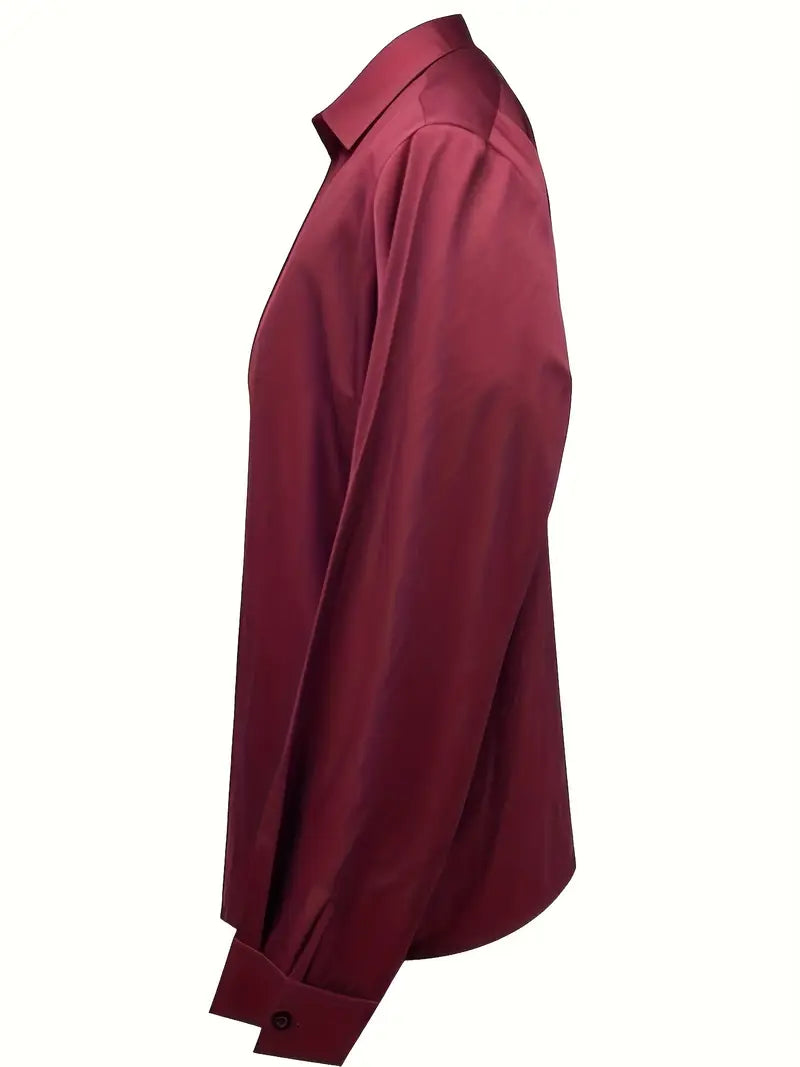 Ferlora™ | Elegant V-Neck Blouse for Day-to-Night Confidence