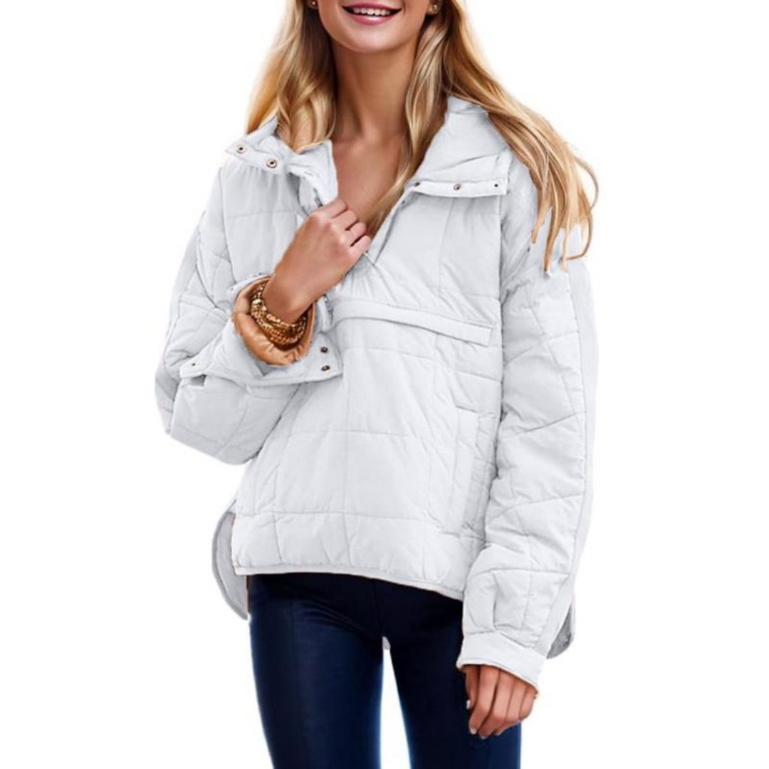 Ferlora™ | Oversized Hooded Pullover Hooded Jacket