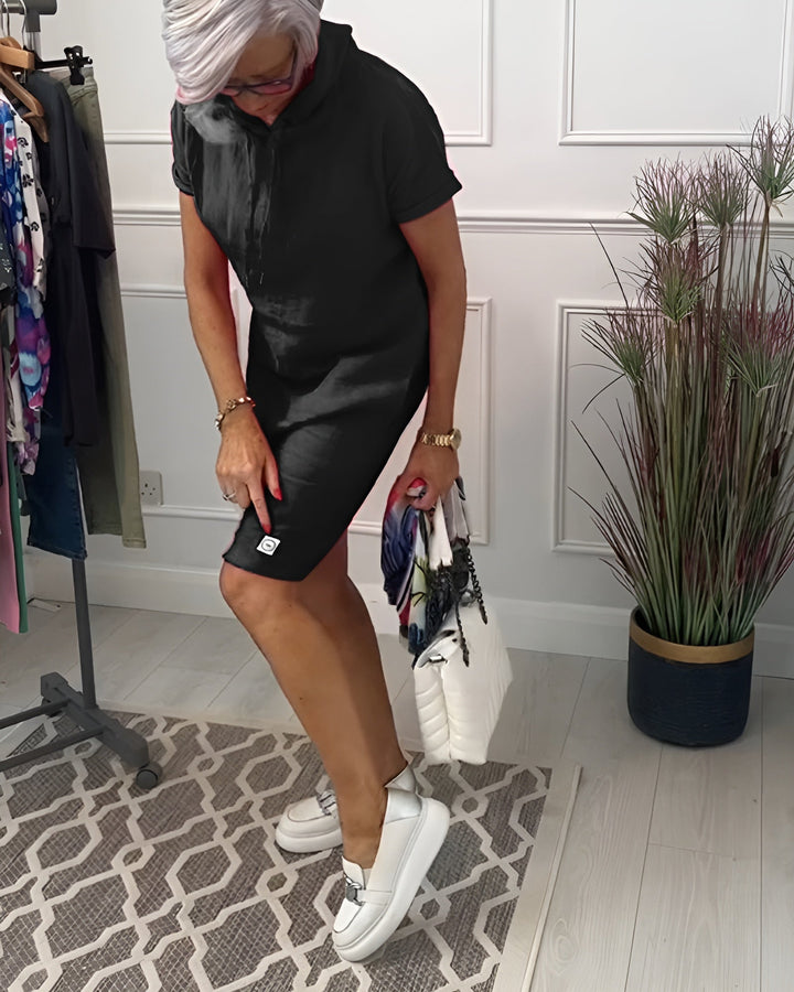 Ferlora™ | Relaxed Hoodie Dress
