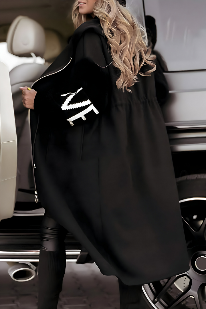 Ferlora™ | Hooded Coat for Effortless Modern Elegance