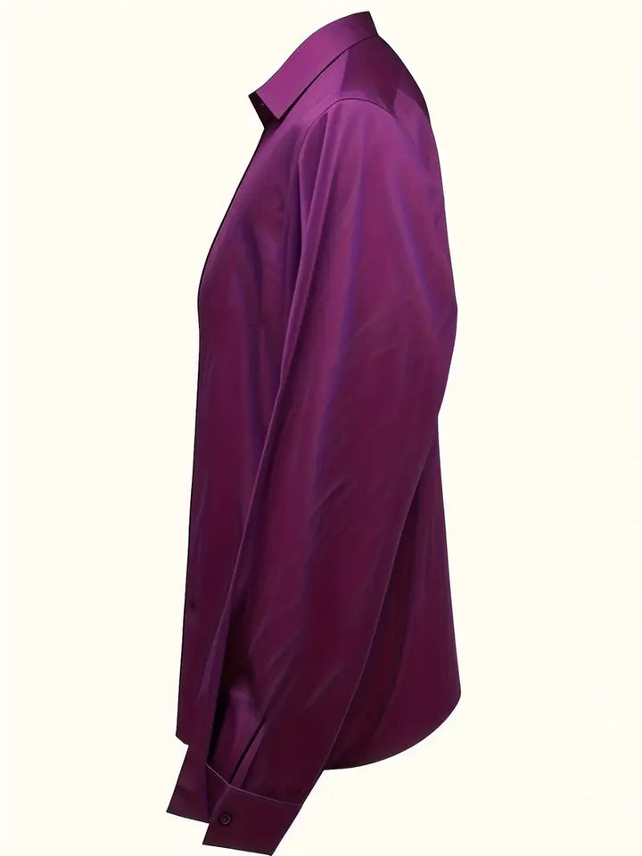 Ferlora™ | Elegant V-Neck Blouse for Day-to-Night Confidence