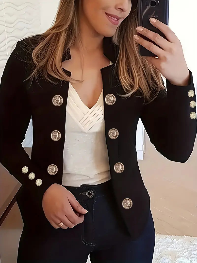 Layla™ - Stylish Double-Breasted Blazer - Ferlora