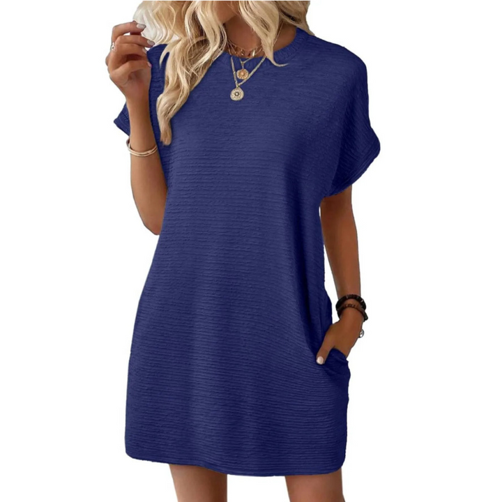 Ferlora™ | Casual Minimalist Round Neck Summer Dress