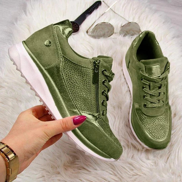 Alia™ – Zip Sneakers for Effortless Everyday Style