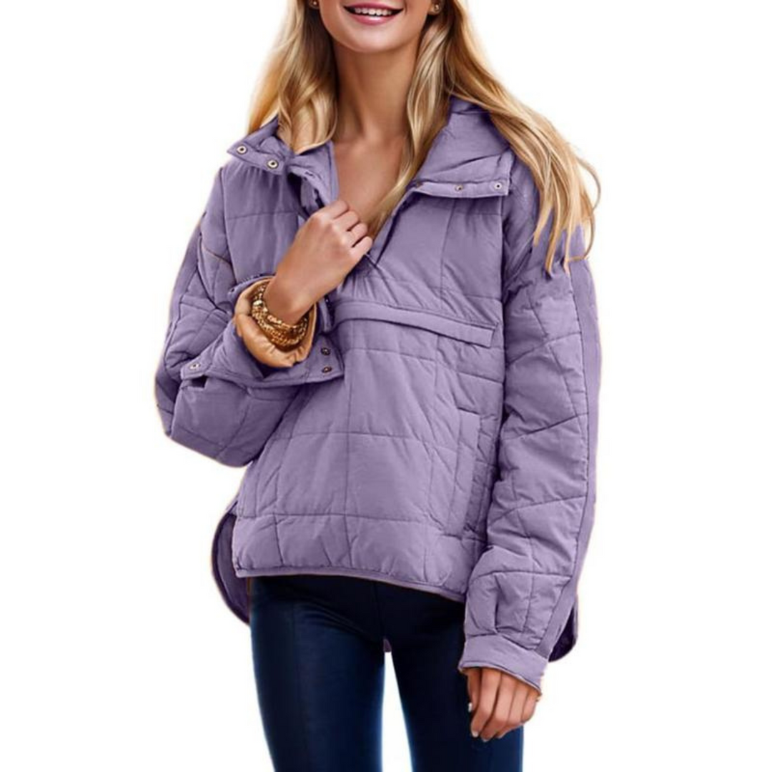 Ferlora™ | Oversized Hooded Pullover Hooded Jacket