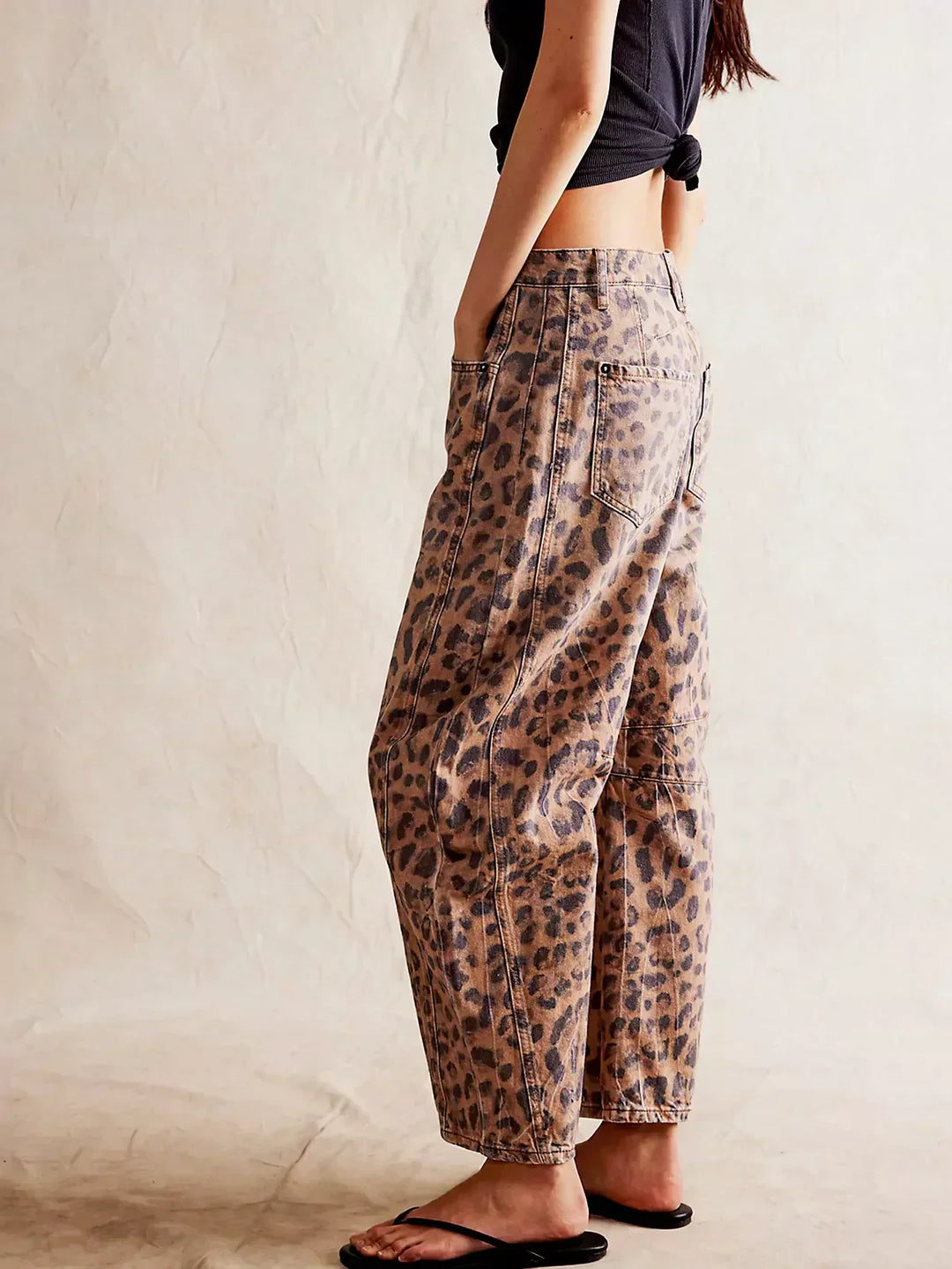 EDITH | COMFORTABLE LEOPARD PANTS - Ferlora