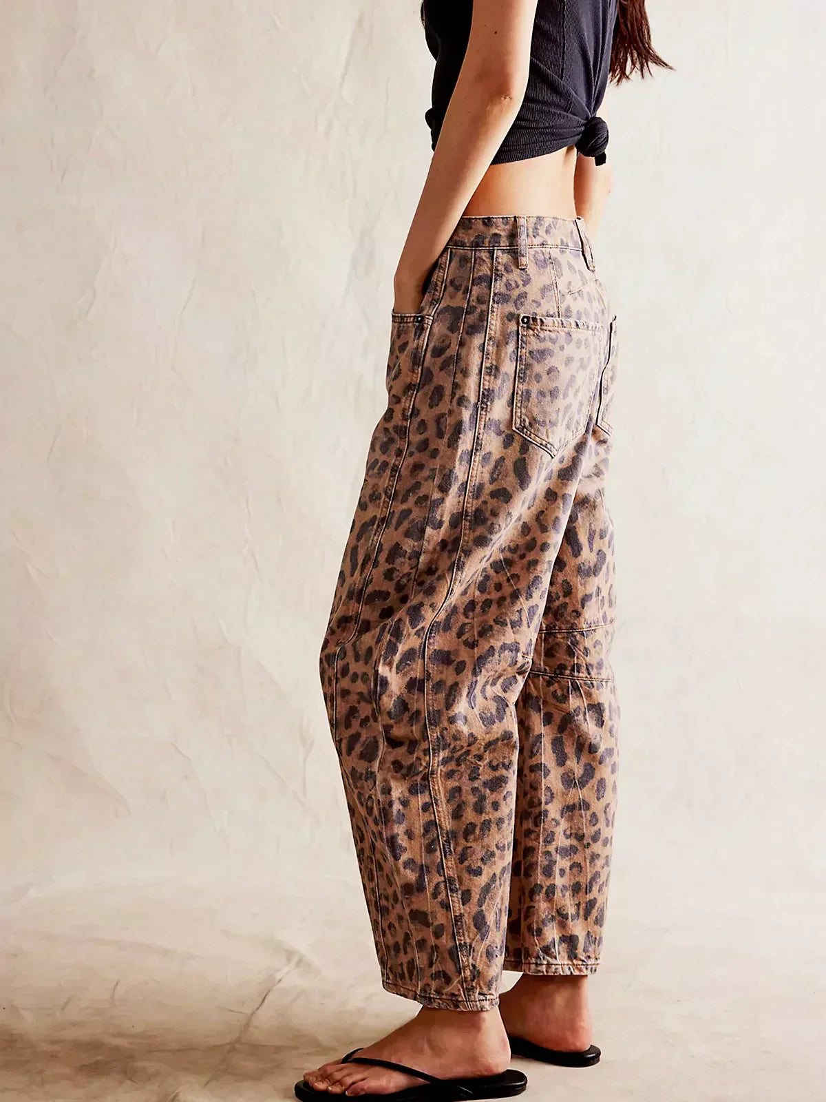 EDITH | COMFORTABLE LEOPARD PANTS - Ferlora