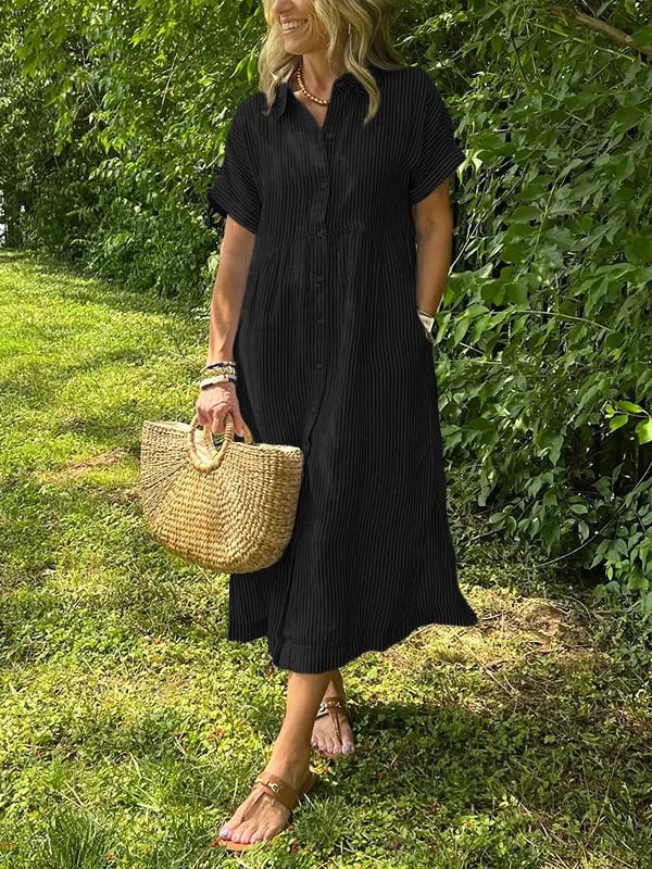 Ferlora™ | ELEGANT STRIPED DRESS