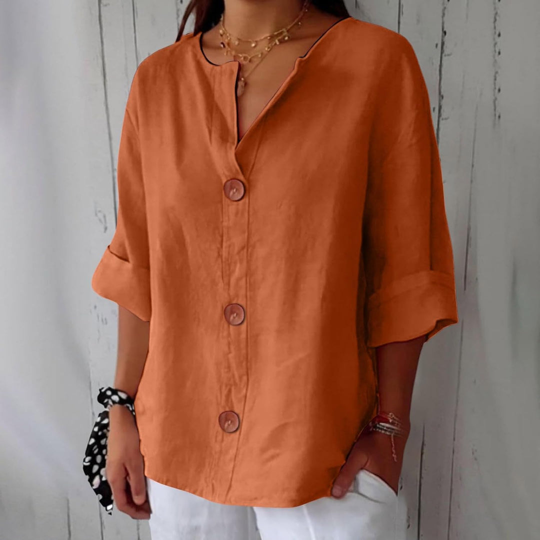 Ferlora™ | Casual Textured Blouse