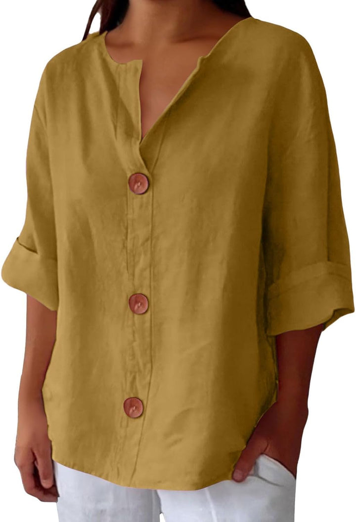 Ferlora™ | Casual Textured Blouse