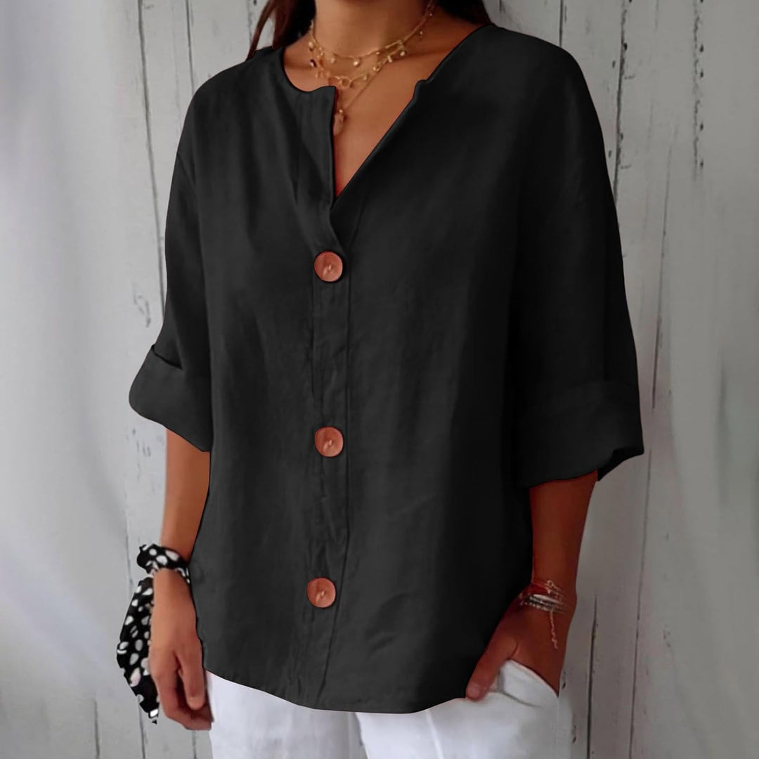 Ferlora™ | Casual Textured Blouse