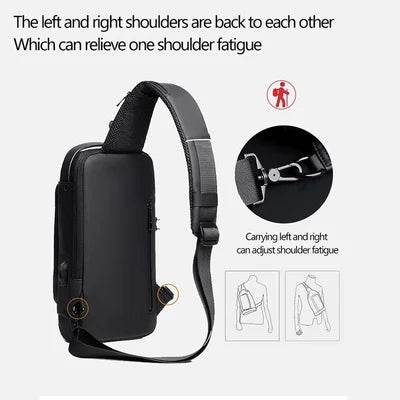 Ferlora™ | New Design Crossbody SideBag Anti-Theft with Charger