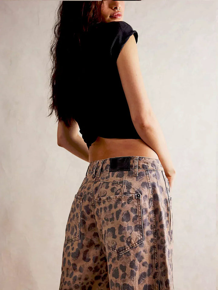 EDITH | COMFORTABLE LEOPARD PANTS - Ferlora