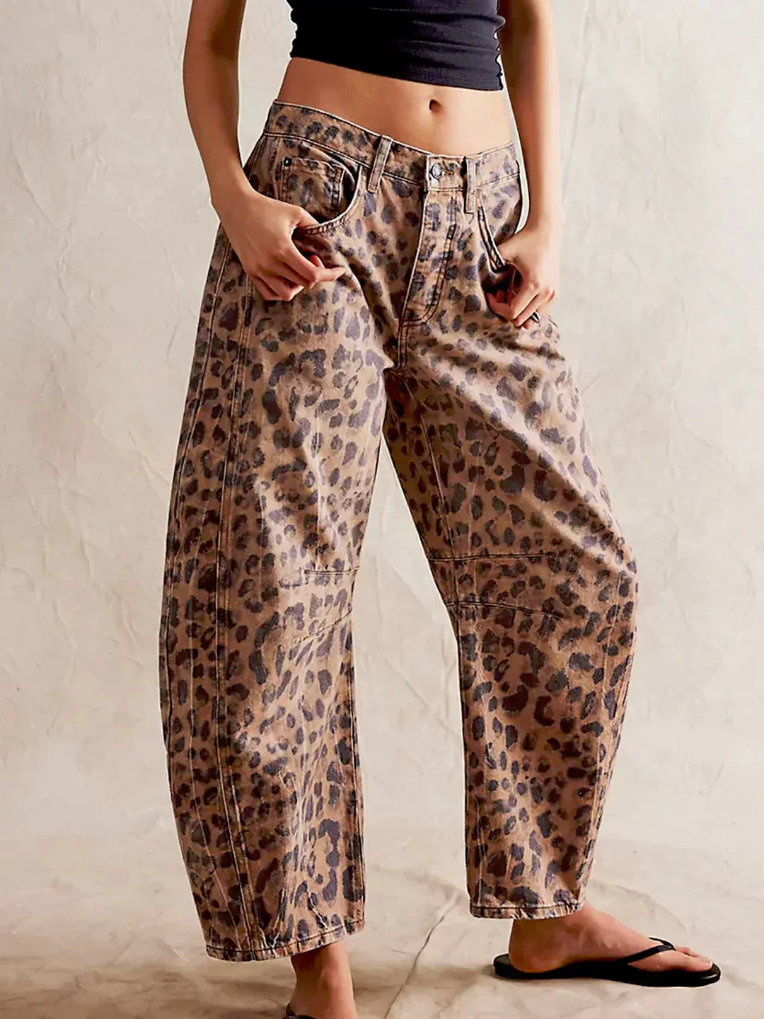 EDITH | COMFORTABLE LEOPARD PANTS - Ferlora