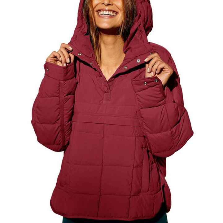 Ferlora™ | Oversized Hooded Pullover Hooded Jacket